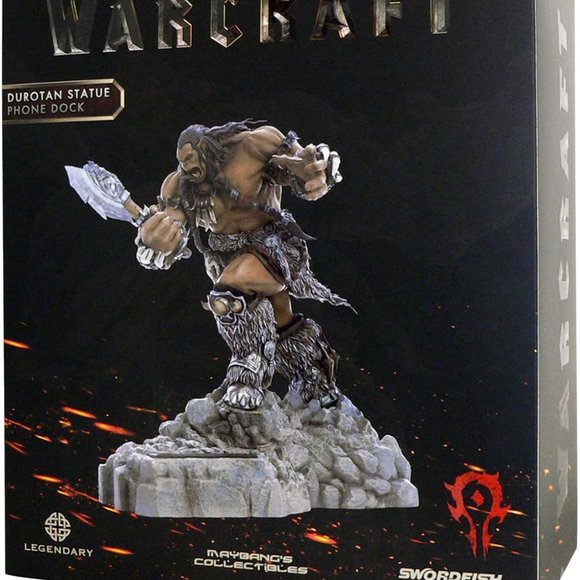 Tech Warcraft, Durotan Statue Phone Charging Dock - Picture 1 of 7